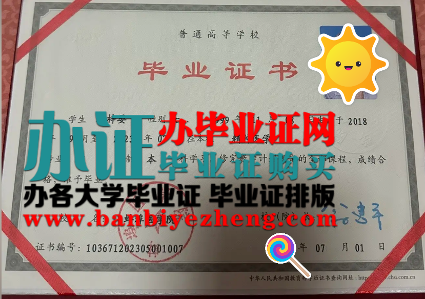 蚌埠医学院本科毕业证样本