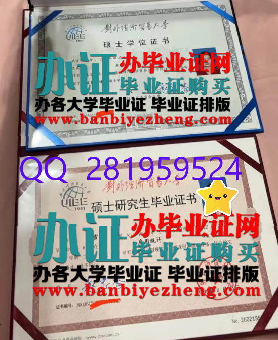 对外经济贸易大学硕士研究生毕业证高清样本